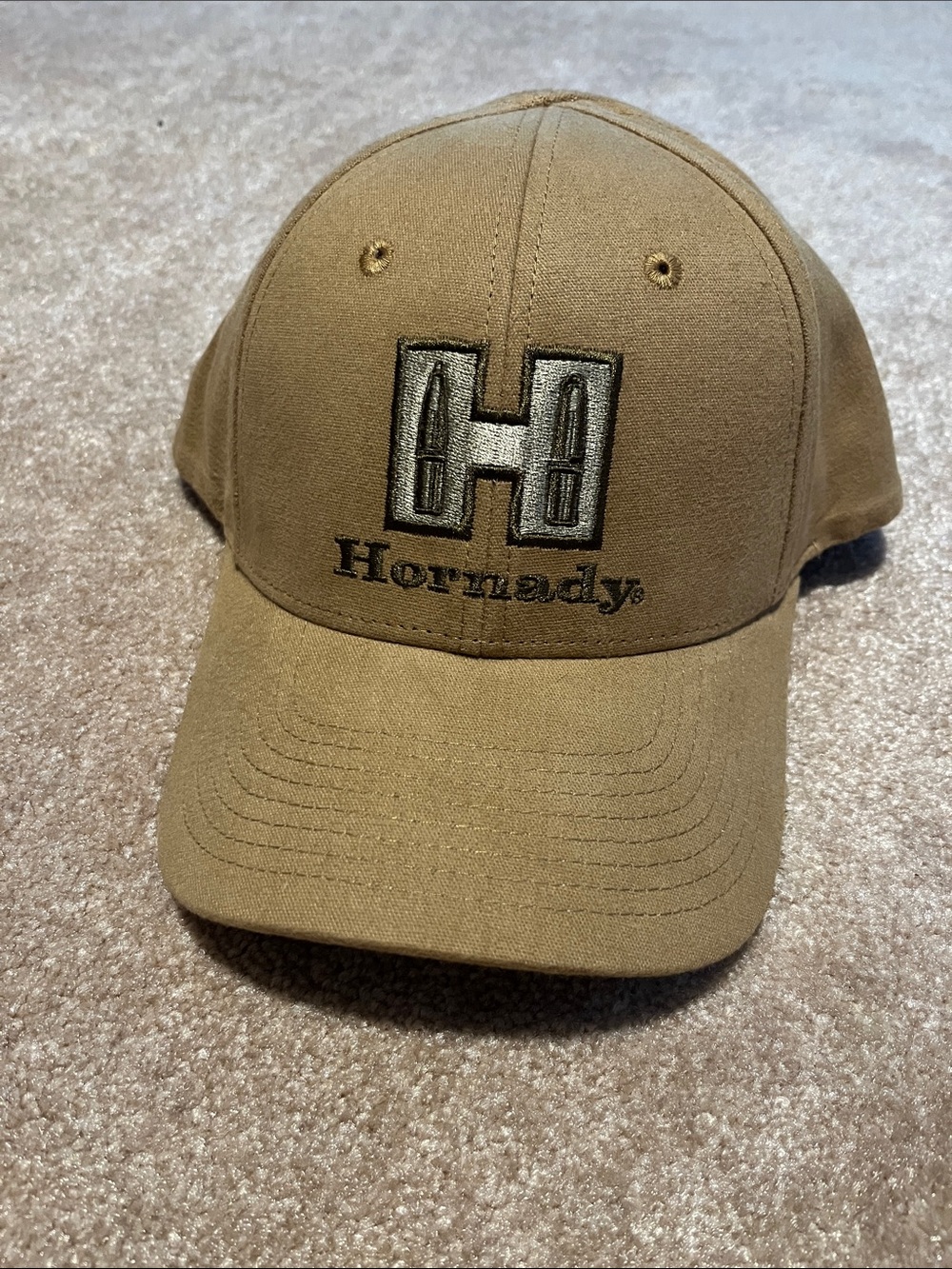 Tan Hornady Logo Cap